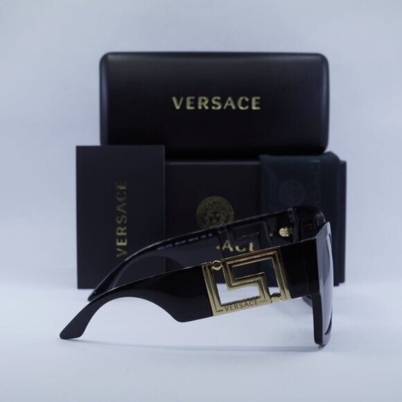 Versace VE4402 GB1/87 Square Sunglasses – Black/Dark Grey - Picture 5 of 11